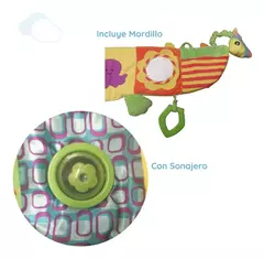 Barral Cuna Sensorial Sonajero Mordillo Cocodrilo Phi Phi Toys - comprar online