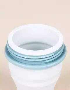 Vaso De Silicona Plegable Con Asas Antiderrame - tienda online