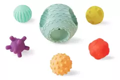 Set de pelotas encastrables texturadas en internet