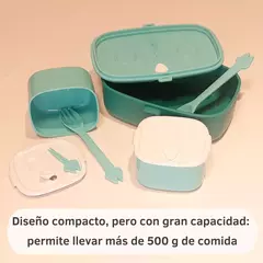 LUNCHERA CON 2 MINI CONTENEDORES