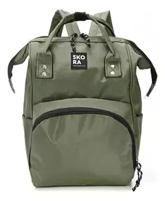 Imagen de MOCHILA MATERNAL BOCA DE PEZ CON CIERRES INCLUYE CAMBIADOR .SKORA