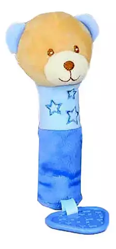 Peluche con mordillo y chifle palito