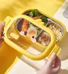Lunchera Pollito Acero Inoxidable Desmontable