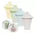 Vaso De Silicona Plegable Con Asas Antiderrame
