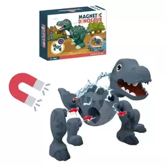 Juego Dinosaurio Magnetico Con Escenografia Para Armar Diy