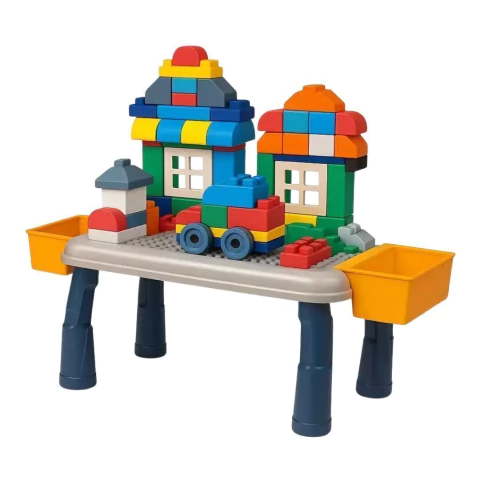 Mesa Didáctica Infantil Con 80 Bloques Blandos Phiphi Toys Juego De Construcción - comprar online