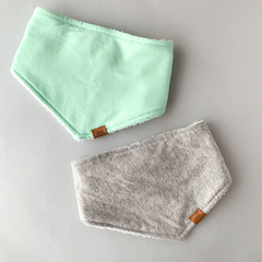 Baberos Bandana lisos de algodón y toalla - tienda online