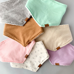 Baberos Bandana lisos de algodón y toalla - comprar online