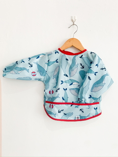 Pintorcito estampado impermeable para bebés de 6 meses a 4 años - tienda online
