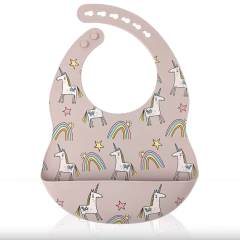 Babero de Silicona Estampado en internet