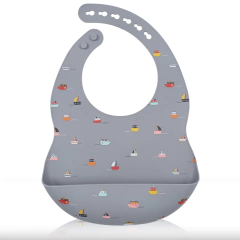 Babero de Silicona Estampado - comprar online