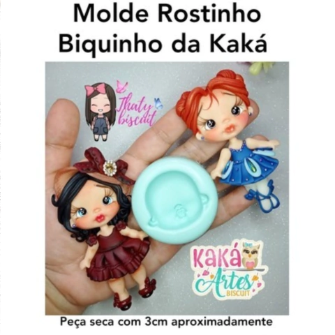 Molde Topinho Modelado da Kaká