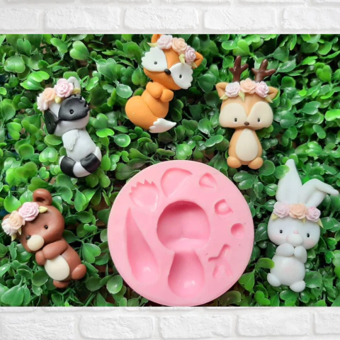 Molde de Silicona Multifunción Animales