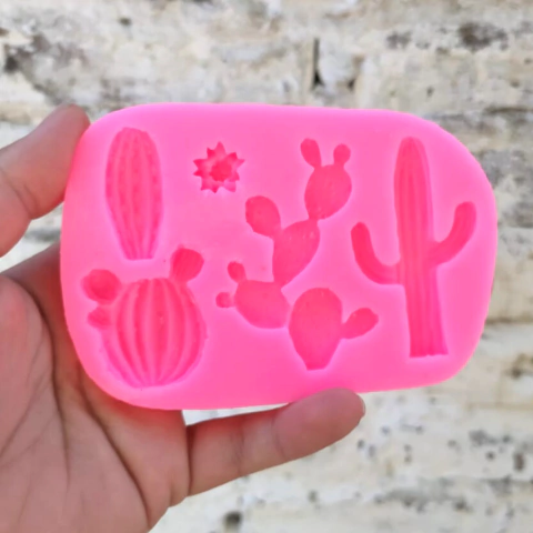 Moldes de Silicona Cactus Grande
