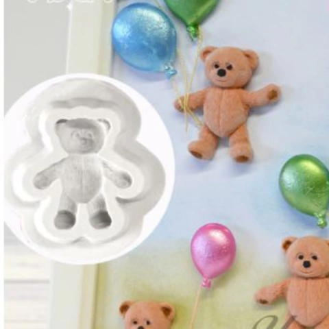 Molde de Silicona Osito de Peluche