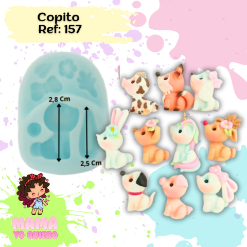 Molde Silicona Multifunción Princesa Petit **A.Santana** Ref 220