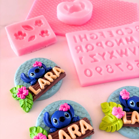 Combo Imán Stitch -4 Moldes-