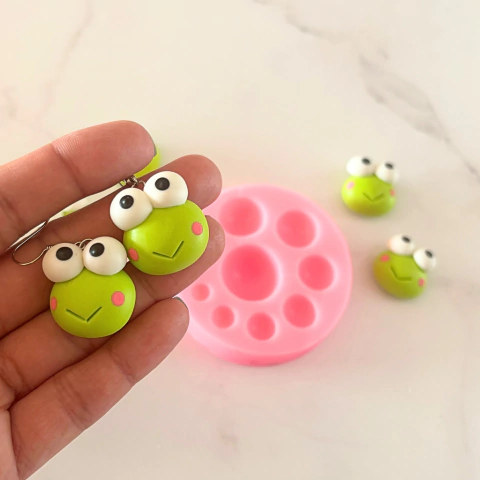 Molde de Silicona Esferas / Circulos Diferentes Tam. - comprar online