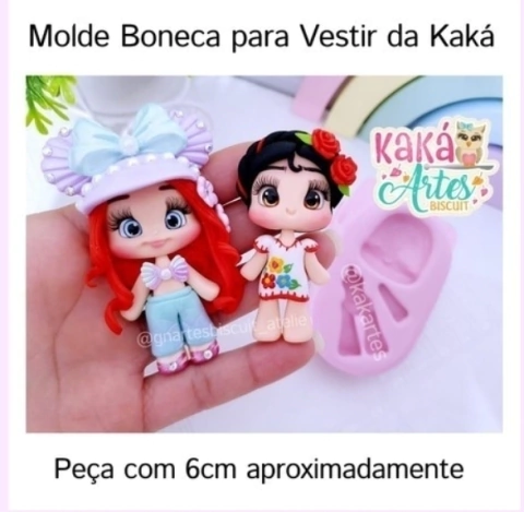 Molde Silicona Muñeca p Vestir