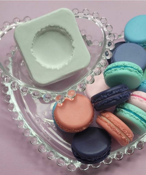 Molde Silicona Macaron Macarón Gde- Neia Silveira