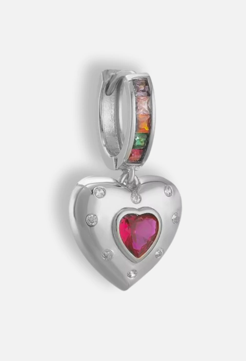 Aro Lola multicolor silver - comprar online