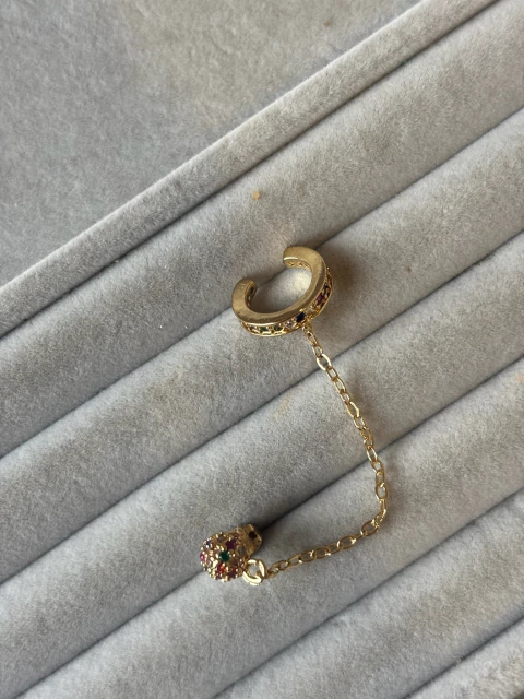 Aro pasante + cuff multicolor (discontinuo) - comprar online