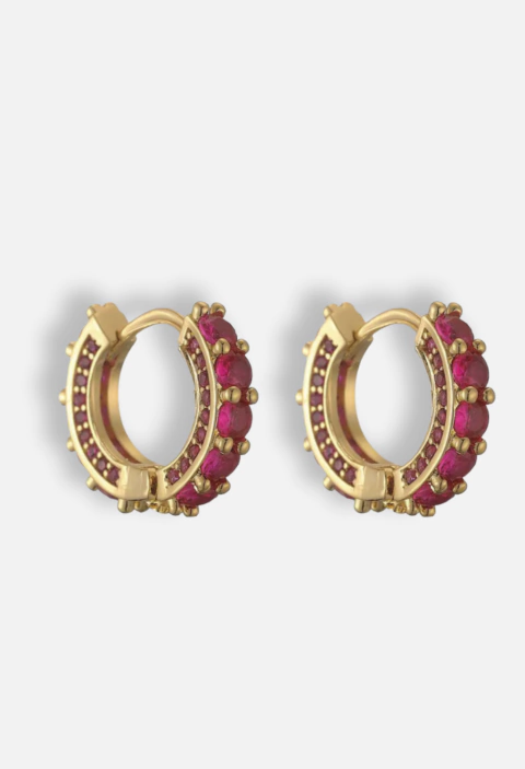 Aros Daphne fucsia - comprar online