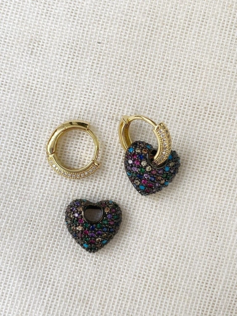 Aros Lana multicolor