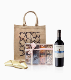VINO Y FRUTOS SECOS GIFT BAG