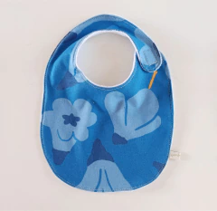 Imagen de Set osito + babero jacarandá