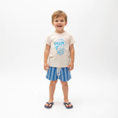 Short Pile azul en internet