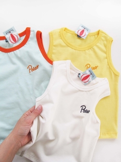 Musculosa Paseo limón kids - discontinuo