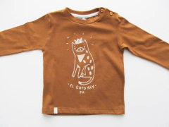 Remera Gato rey bebés - discontinuo en internet
