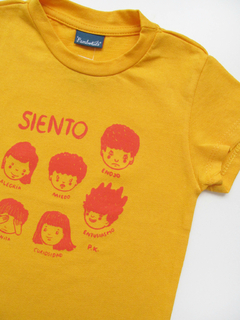 Remera Siento azafrán kids - tienda online