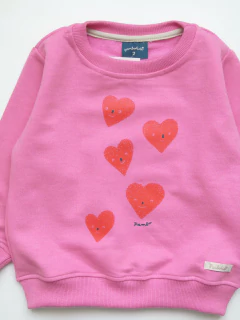 Buzo Corazones bebés - discontinuo - Pambokids