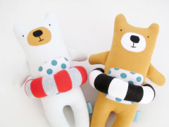 Osito playero caramelo - Pambokids