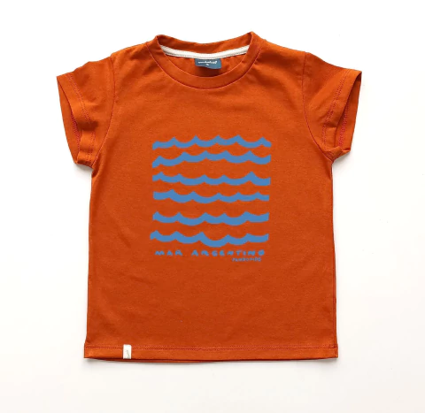 Remera Mar azul - comprar online