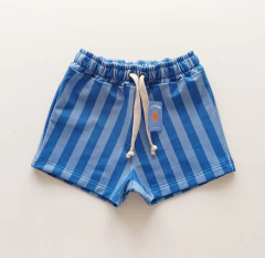Short Pile azul - comprar online