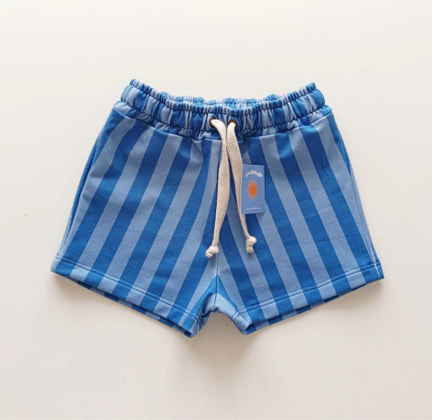 Short Pile azul - comprar online