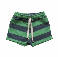 Short Rayas verde