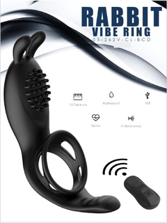 ANILLO VIBRADOR RECARGABLE A CONTROL REMOTO 05-262V-CL-BCD