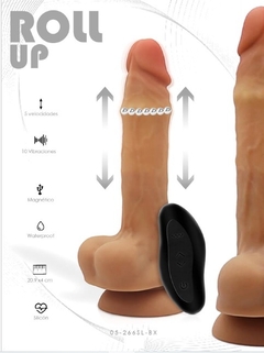 DIDO VIBRADOR CON ANILLO CORREDIZO USB RECARGABLE 21 CM 05-266SL-BX