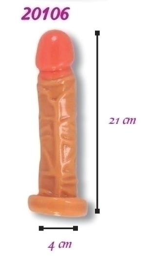 DILDO PARA ARNES FLEXIBLE 21 CM 20106