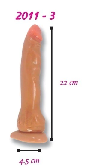 DILDO CON BASE DE SUCCIÓN 22.5 CM 2011-3-G