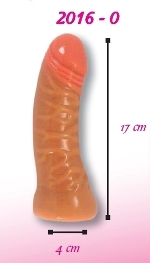 DILDO FLEXIBLE 17 CM MODELO 2016-0