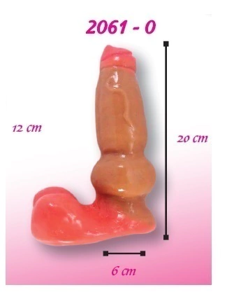 PENE DE PERRO REALISTA 20 CM MODELO 2061-0