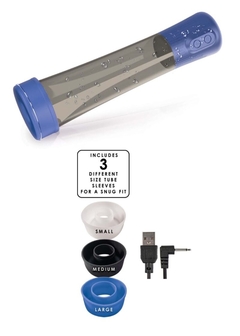 H2O AZUL BOMBA DE VACIO PARA PENE 3130 - En Lou Boutique sexshop