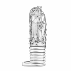 THE DRAGON funda transparente para el pene con correa de ajuste seguro BL-04312 - comprar en línea