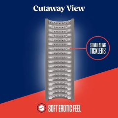 ¡Rize! De Blush® | Juguetes estimulantes y esponjosos Strokez - Transparentes BL-20129 - En Lou Boutique sexshop