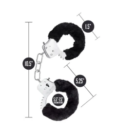 Temptasia By Blush® | Esposas para principiantes peluche negro BL-55405